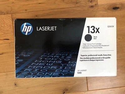 HP 13X Cartridge Black Q2613X Genuine Laserjet 1300 *NEW/SEALED/OUT OF DATE* - Image 1 of 4
