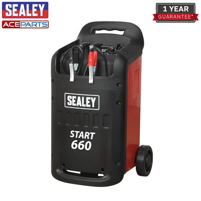 Sealey START660 12V/24V/230V Battery Charger Starter Car Van Light Commercial - Image 1 of 4