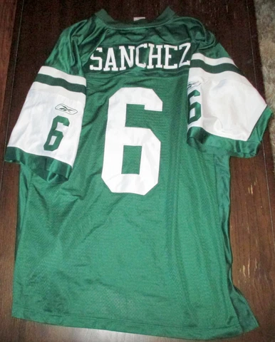 Mark Sanchez Jets NFL Football Jersey Men's XL Cover