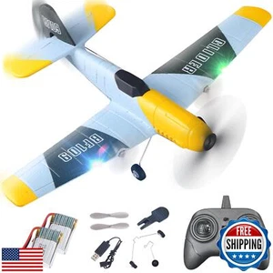 BEZGAR 3 Channel RC Plane, Drones for Kids, 6-axis Gyro Remote Control Airpla - Photo 1/5