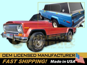 Jeep SJ Cherokee 1975 1977 1978 kit de calcomanías y rayas para jefe - Imagen 1 de 3