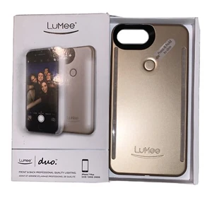 LuMee Duo LED Phone Case - iPhone 6+ / 7+ / 8 Plus - Gold - Picture 1 of 5