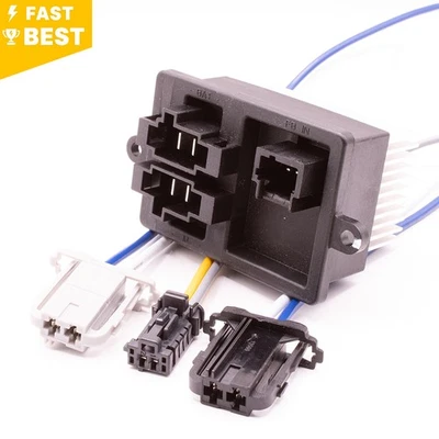 Resistor de motor ventilador HVAC + conector Fiat 500L. 2014-2019. 68593692AA - Imagem 1 de 4