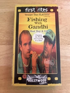 Fishing With Gandhi RARE First Rites 2000 VHS obscure weird strange dark humor - Imagen 1 de 2