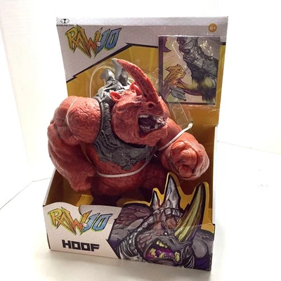 NUEVO McFarlane Raw 10 HOOF 12" Rojo Robótico Animal Arma Figura Sísmico Stomp Attack Foto 1 de 3
