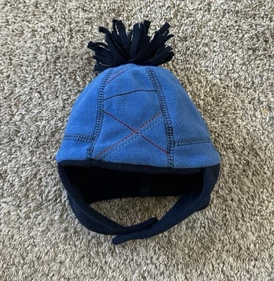 Sombrero infantil REI 0-6 meses polar azul invierno cálido Foto 1 de 3