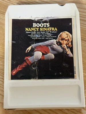 Nancy Sinatra Boots 1966 Lear Jet Stereo 8 Track Tape Ampex Reprise 8RM 6202 HTF Foto 1 de 4