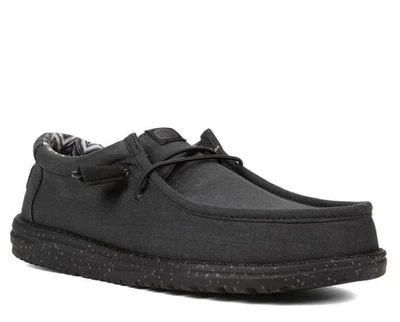 Zapatos HEYDUDE Hey Dude Wally para niños grandes jóvenes talla 3 gris oscuro Foto 1 de 4