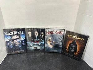 4 HORROR DVD'S~ BRAND NEW SEALED ~ WIND CHILL, BYE BYE MAN & TWO OTHERS - Picture 1 of 2