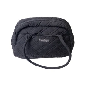 Vera Bradley Black Quilted Medium Handbag - Picture 1 of 16