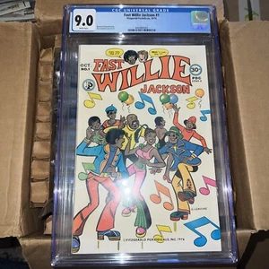 CGC 9.0 NM Fitzgerald Publications FAST WILLIE JACKSON #1 ARCHIE - Picture 1 of 2