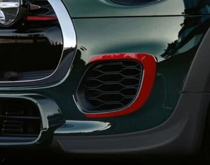 MINI Genuine F55 F56 F57 JCW Front + Rear Bumper Decals Kit Chili Red NEW - Picture 1 of 3
