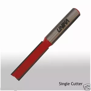 UNIKA 1/2" piano di lavoro punta cutter router doppio flauto TCT 12,7 x 50 mm - Foto 1 di 6