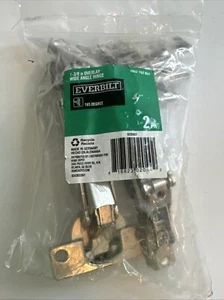 Everbilt Wide Angle Hinge 1 3/8" Overlay Nickel 165° Hinge Set (2 Pieces) New - Picture 1 of 3