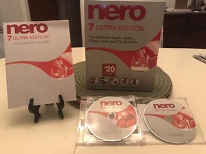 Nero 7 Ultra Edition Enhanced The Ultimate Audio Video Photo w/Manual & Key - Afbeelding 1 van 10