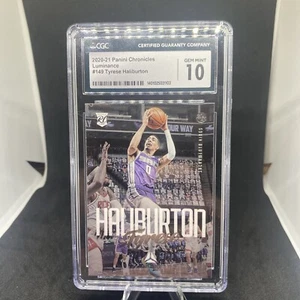 Rookie Tyrese Haliburton 2020-21 Panini Chronicles - Luminance #149 (RC) CGC 10 - Picture 1 of 8