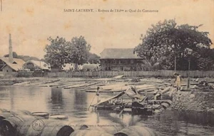 Guyane - SAINT LAURENT DU MARONI - Radeau de l'Administration & Quai du Commerce - Picture 1 of 2