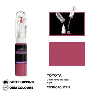 FOR TOYOTA COSMOPOLITAN 3S7 Touch Up Paint Pen Brush Fix Kit Scratch Chip Set - Picture 1 of 8