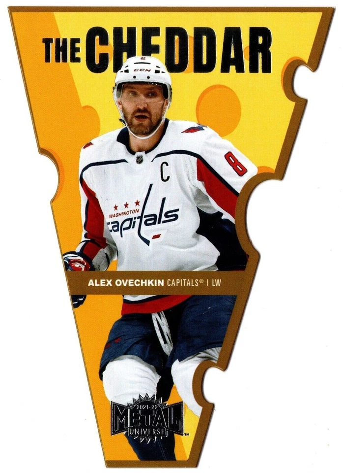 2021-22 Upper Deck Skybox Metal Universe The Cheddar ALEX OVECHKIN #TC-25 UD CP - Image 1 of 1