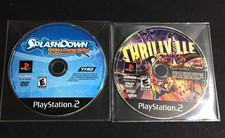 2 Game PS2 PlayStation 2 Lot- Thrillville, Splashdown: Rides Gone Wild