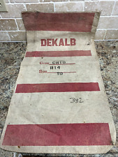 Vintage DeKalb Agricultural Seed Feed Sack 1940s (12A)