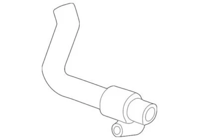Mangueira de líquido de arrefecimento genuína para radiador Ford Mercury 1997-2007 Taurus Sable JF1Z-8286-A - Imagem 1 de 2