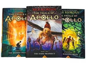 Rick Riordan The Trials of Apollo Hardcover Books Lot of 3 Volumes 1 to 3 - Picture 1 of 8