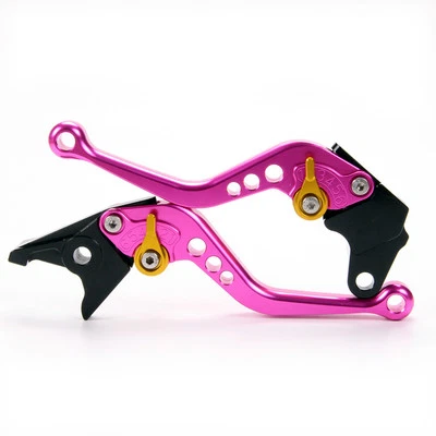 Palancas de embrague de freno cortas color rosa para Honda CBR300R/GROM/CB500F 2014-2017 16 Foto 1 de 4