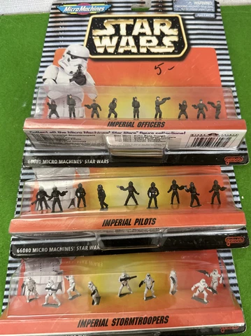Micro Machines Star Wars ~ Imperial Stormtroopers, Pilots & Officers ~ Galoob Cover