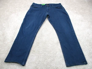Paige Jeans Adult 38 Federal Blue Straight Leg Denim Stretch Casual Men 38x30 - Picture 1 of 14