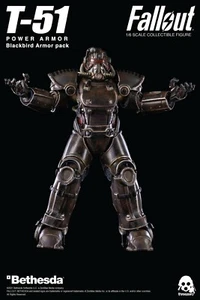 Threezero Fallout - T-51 Blackbird Armor Pack 1/6a Figura Coleccionable Nuevo Stock - Imagen 1 de 11