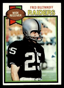 Topps Fred Biletnikoff 1979 #305 en muy buen estado-ex Oakland Raiders - Imagen 1 de 2