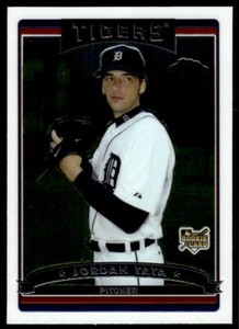 2006 Topps Chrome  283 Jordan Tata  Detroit Tigers