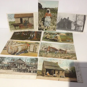 9 Antique Old Early 1900's Postcards African American Black History US - Picture 1 of 24