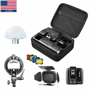 Pocket Godox AD200 2.4G TTL 1/8000s HSS Double Head Flash Speedlite Kit f Canon - Picture 1 of 12