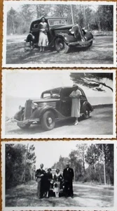Auto Renault Primaquatre TRE fotografie, automobili e persone anni '30 - Foto 1 di 1