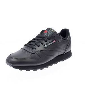 Reebok Classic Leather - Sneakers Basse Rètro Nero - Taglia 36 [6 US 23cm]
