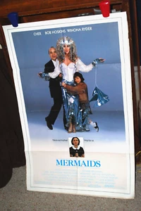 MERMAIDS ORIGINAL FILMPLAKAT CHER 1990 DOPPELSEITIG WINONA RYDER - Bild 1 von 9