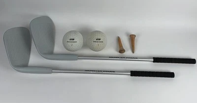 Enorme club de golf Sportcraft Monster Wedge y camiseta de pelota y madera a juego (2 juegos) raro Foto 1 de 4