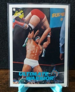 1990 CLASSIC GAMES INC. WWE WWF WRESTLING CARD THE ULTIMATE WARRIOR #5 - Picture 1 of 2
