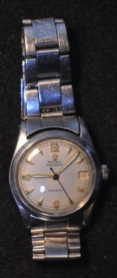 Rolex Oysterdate años 50 caja pequeña tamaño pulsera original reparado y funcionando Foto 1 de 4