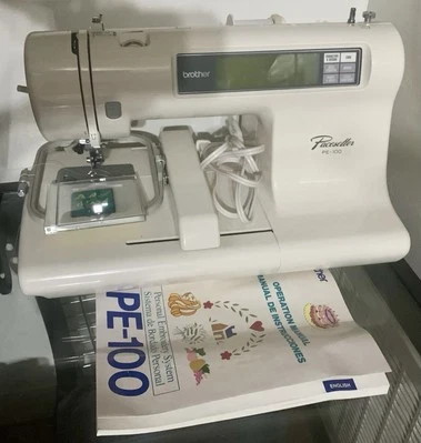 Brother PE-100 Computerized Embroidery Machine - Image 1 of 4