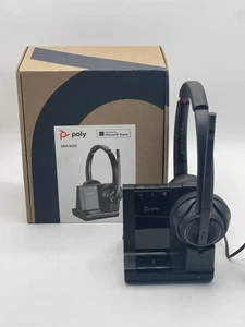 Poly Savi 8220 Wireless Headset System DECT Certified for Microsoft Teams PC - Picture 1 of 19
