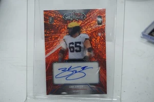 2023 Wild Card American Metallix Pro-Look Football WildLight /8 Zak Zinter Auto - Picture 1 of 2