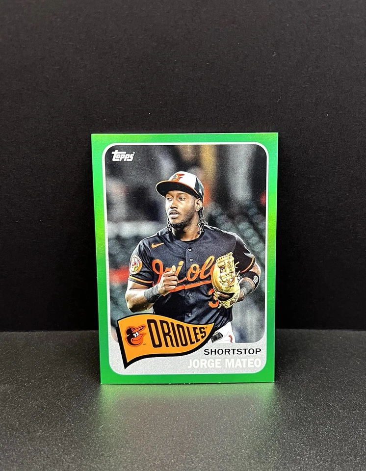 2023 Topps Archives #103 JORGE MATEO GREEN FOIL /99 BALTIMORE ORIOLES  🔥 - Image 1 of 2