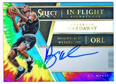 Select Anfernee Hardaway In Flight Prizms 2017-18 tie dye automático #IF-AH (25/02) Foto 1 de 2