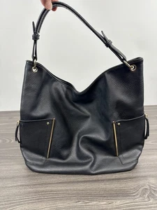 Charming Charlies Large Black Slouchy Tote Purse, HOBO Slouchy Purse - Picture 1 of 21