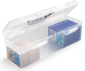 Caja de almacenamiento SUNEZLGO para Toploader, caja de almacenamiento de tarjetas coleccionables de plástico, jugar... - Imagen 1 de 7