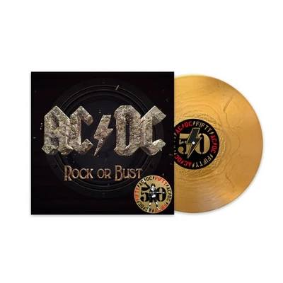 AC/DC Rock Or Bust (50th Anniversary Gold Vinyl) (Vinyl) - image 1 of 2