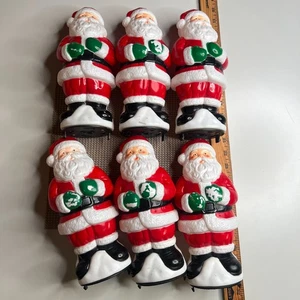 Vintage 1995 Empire Weihnachten Blasform Weihnachtsmann Licht Topper 9 Zoll Set 6 - Bild 1 von 8